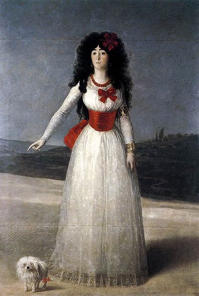 Francisco de Goya White Duchess